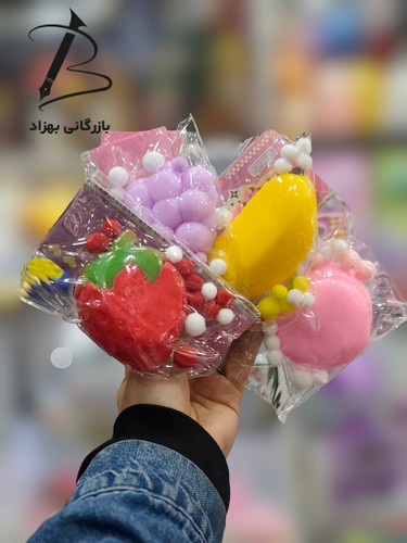 فیجت نرمالو مدل اسکویشی طرح میوه جات