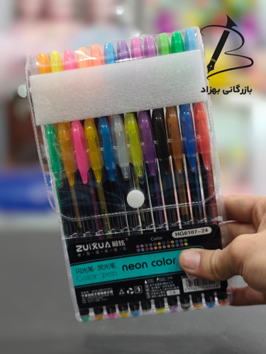 پک 24 عددی روان نویس نئونی و اکلیلی کیفیت درجه یک