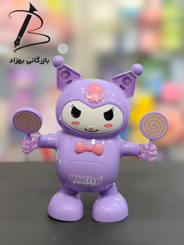 کرومی باطری خور موزیکال رقاص حرکتی و چراغ دار