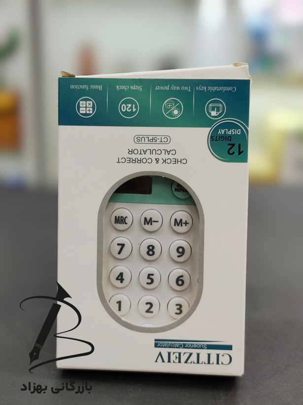 ماشین حساب تو جیبی 12 رقمی برند CITTZEIV کد cT5PLUS