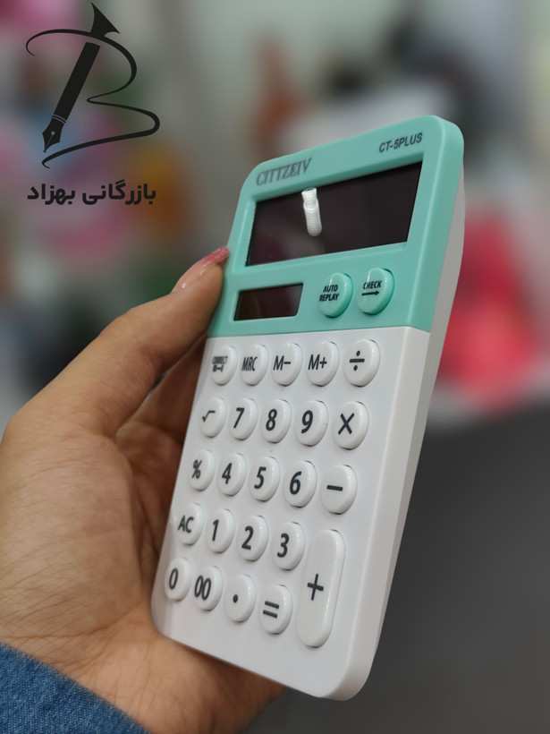 ماشین حساب تو جیبی 12 رقمی برند CITTZEIV کد cT5PLUS