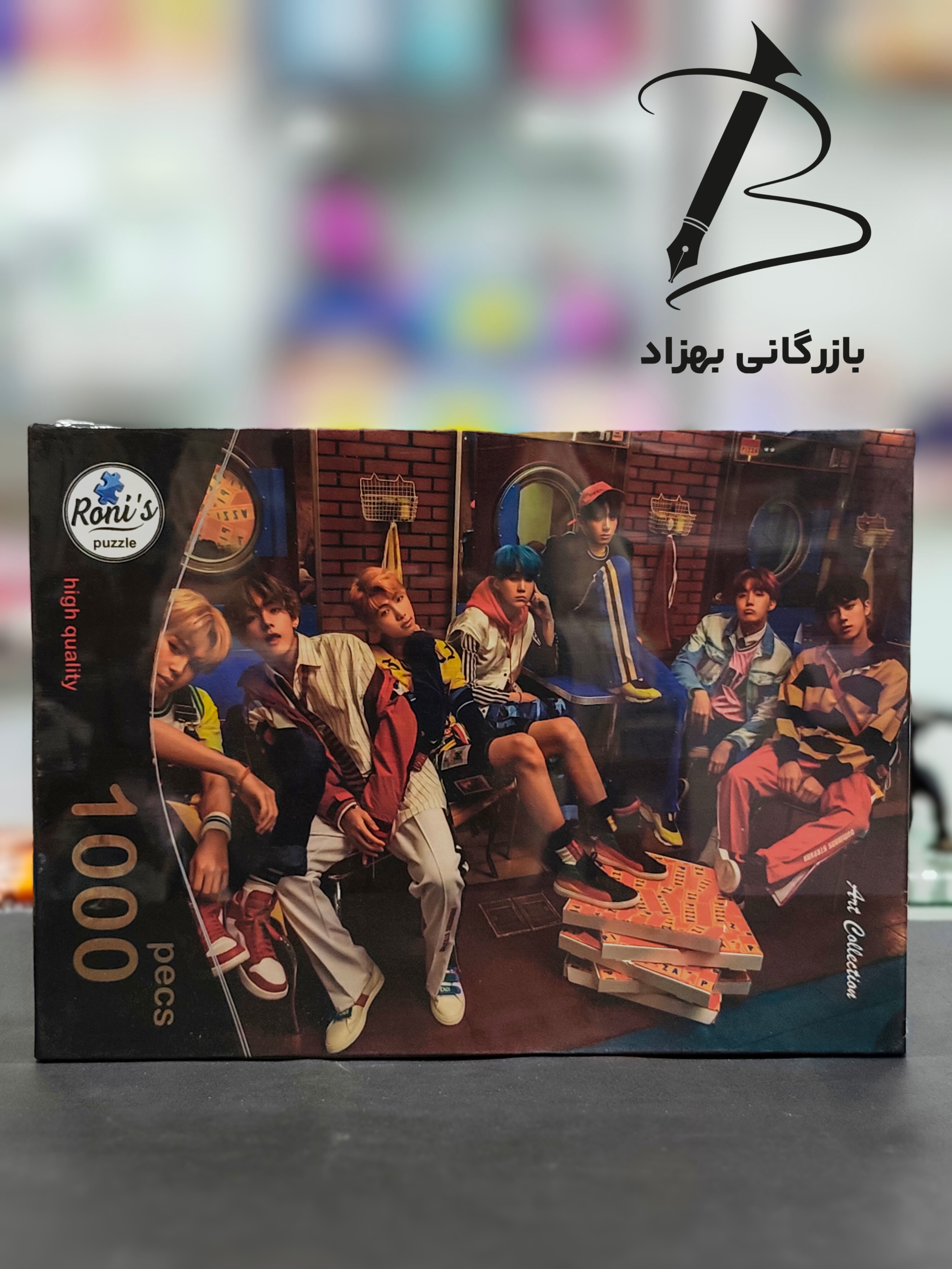 پازل 1000 تیکه کیفیت درجه یک طرح بی تی اس BTS مارک رونیز