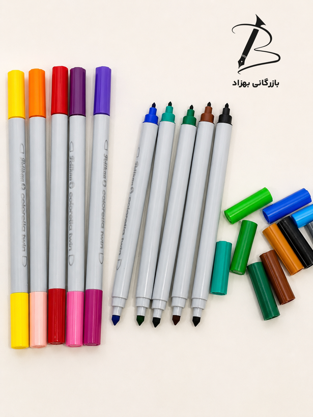 ماژیک دو طرفه پلیکان مدل Colorella Twin